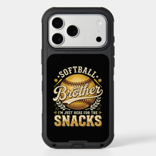 Funny Softball Brother Snacks Sports iPhone 17 Pro Max Case