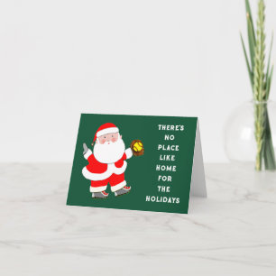 Funny Softball Holiday Christmas Cards
