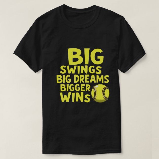 Funny Softball lover Quote T-Shirt (Design Front)