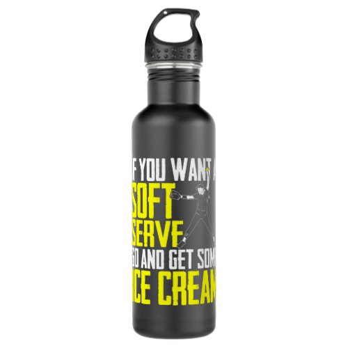 Funny Softball Player Quote Softballer Game  Stainless Steel Water Bottle