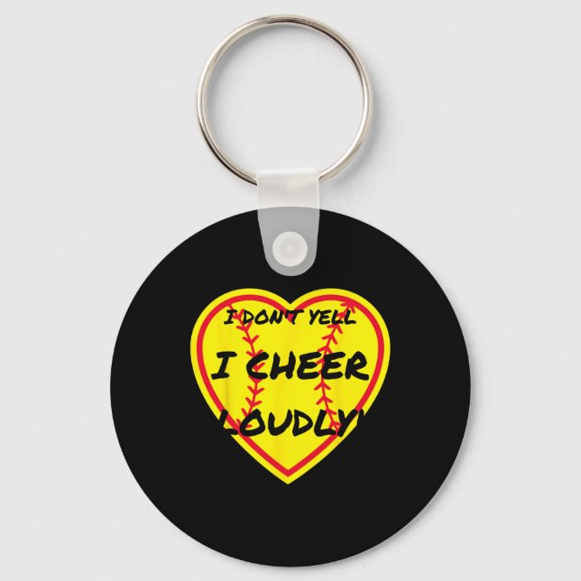 Funny Softll Mom  Keychain (Front)
