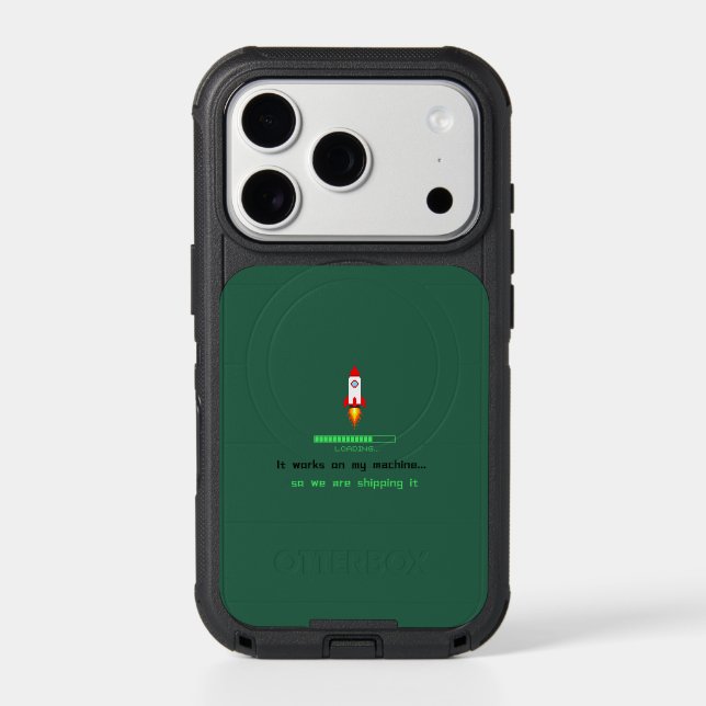 Funny Software Engineer Shipping It  Otterbox iPhone Case (Back)
