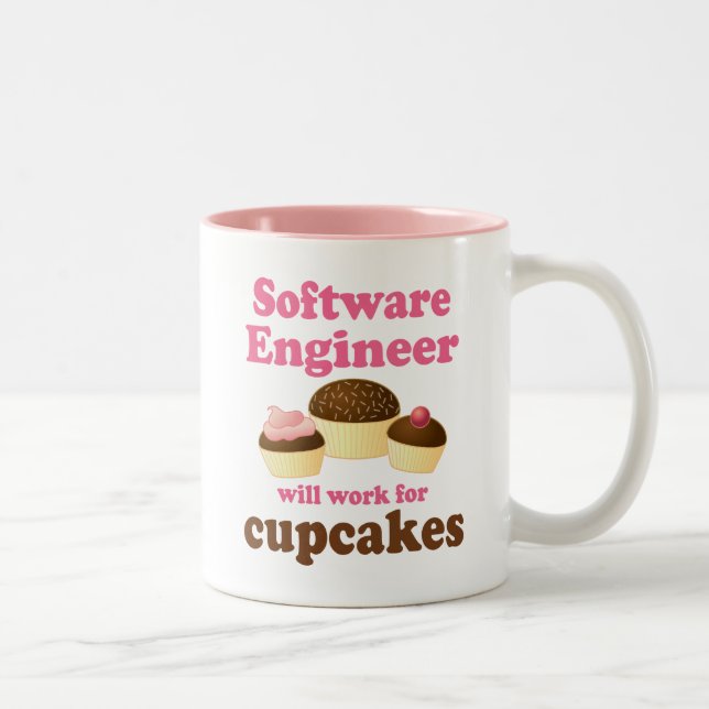 Funny Software Engineer Two-Tone Coffee Mug (Right)