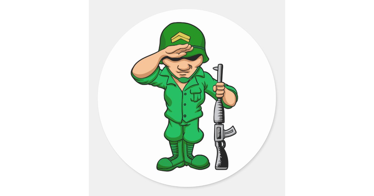 funny soldier cartoon