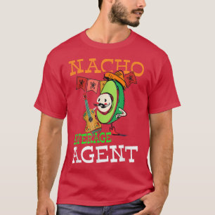 Funny Sombrero on Avocado Nacho Average Agent T-Shirt