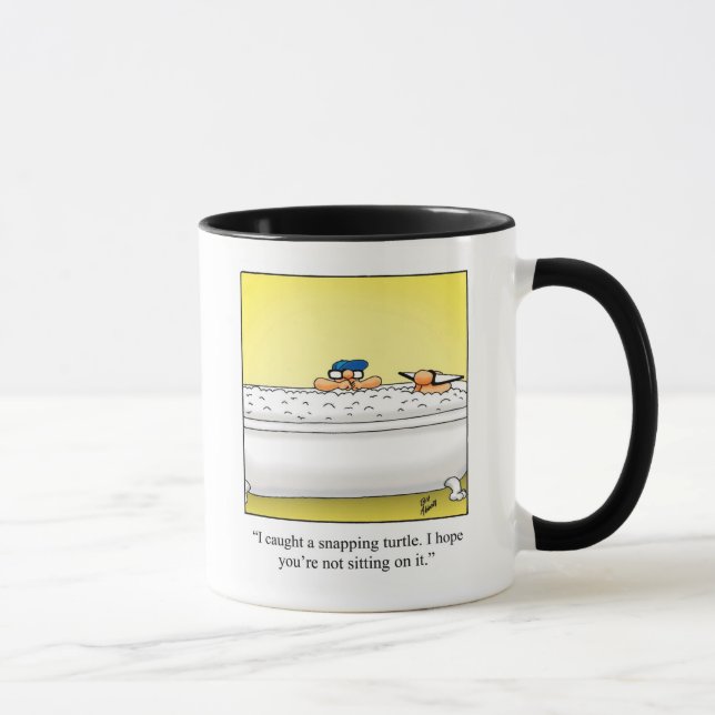 Funny Son & Snapping Turtle Mug "Spectickles (Right)