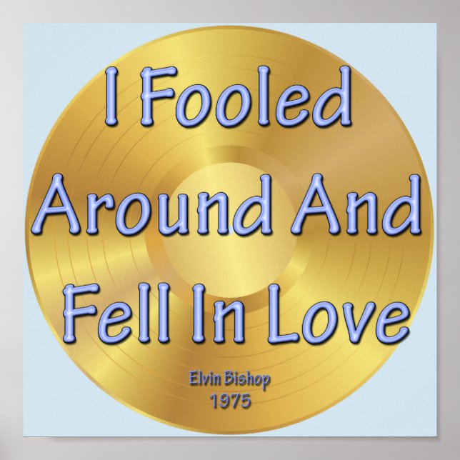 Funny Song Titles Old School Classic Oldies Music Poster (Front)