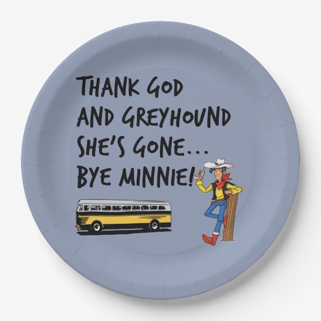 Funny Song Titles or Lyrics Classic Music Lovers Paper Plates (Front)