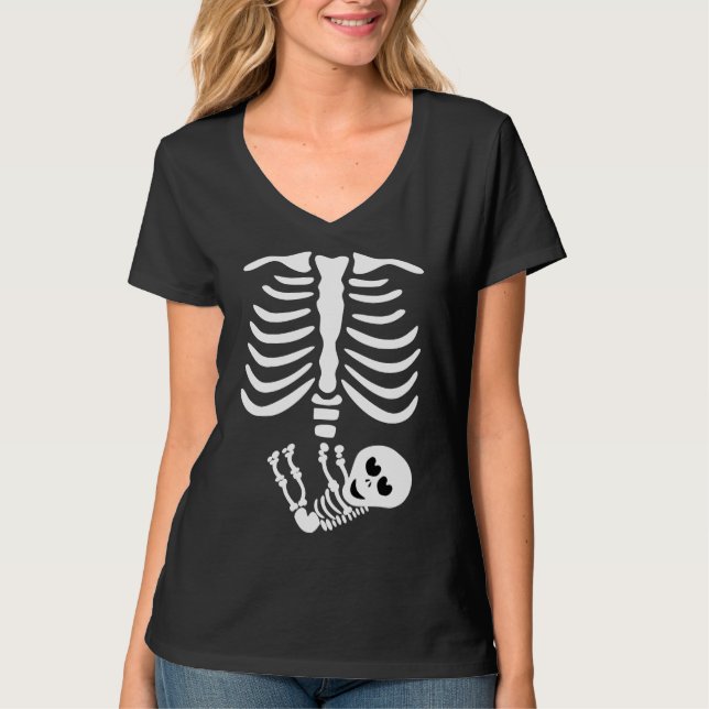 Funny Sonogram, maternity T-Shirt (Front)
