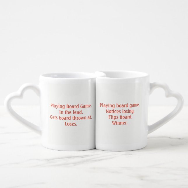 Funny Sore Loser Lovers Mugs (Front Nesting)