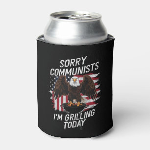 Funny Sorry Communists I'm Grilling Today Can Cooler