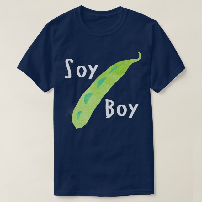 Funny Soy Boy   Liberal Vegan Vegetarian   1  T-Shirt (Design Front)