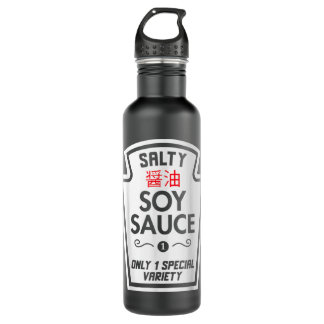 Funny Soy Sauce Group Condiments Halloween Costume Stainless Steel Water Bottle