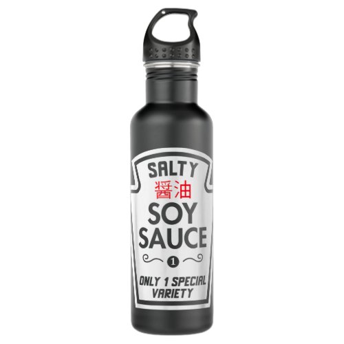 Funny Soy Sauce Group Condiments Halloween Costume Stainless Steel Water Bottle