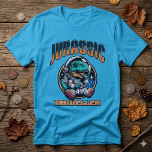 Funny Space Dinosaur Alien Astronaut T-Shirt