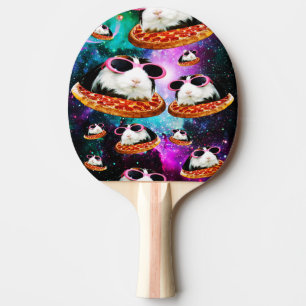 Funny space guinea pig Ping-Pong paddle