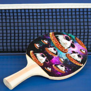 Funny space guinea pig ping pong paddle