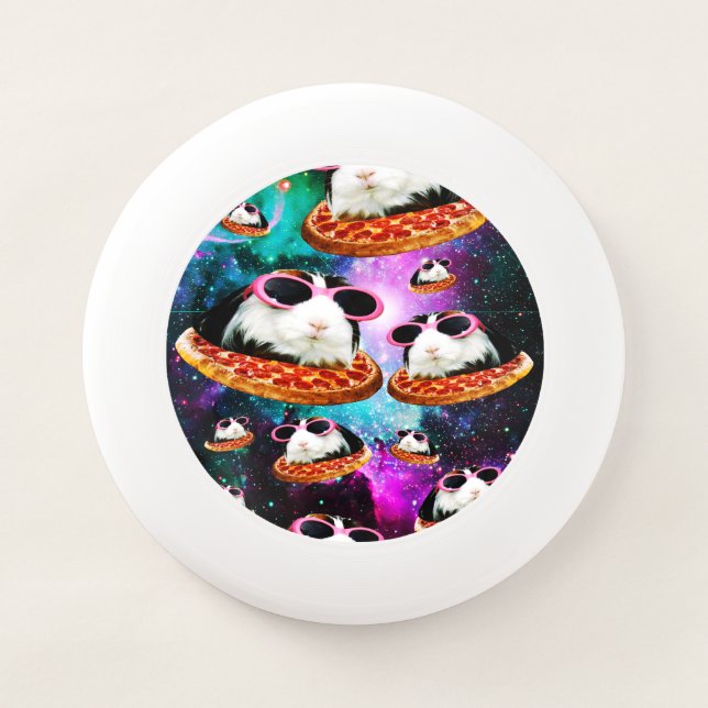 Funny space guinea pig Wham-O frisbee (Front)