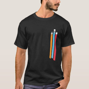 Funny Space Racing Stripes Men T-Shirt