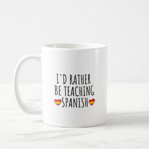  funny Spanish language learning or speaking teach Coffee Mug