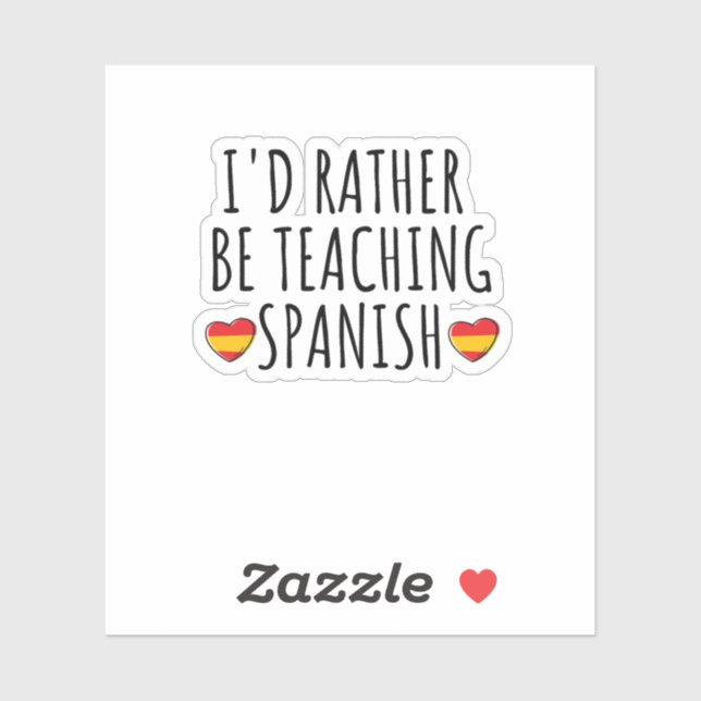  funny Spanish language learning or speaking teach Sticker (Sheet)