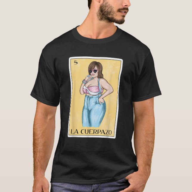 Funny Spanish Mexican Bingo Gift for Big Girls La  T-Shirt (Front)