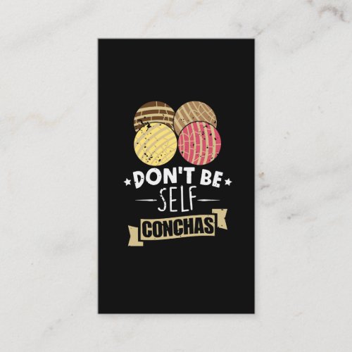 Funny Spanish Pun _ Conchas Spain Humor Business Card