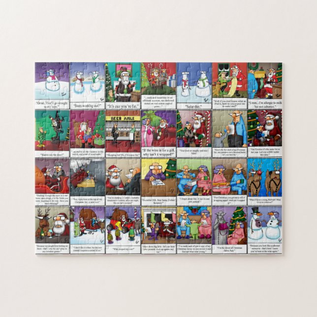 Funny Spectickles Christmas Humor Puzzle (Horizontal)