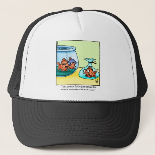 Funny Spectickles Christmas Visitor Cartoon Trucker Hat