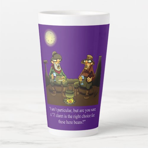 Funny Spectickles Cowboy Wild West Wine Latte Mug