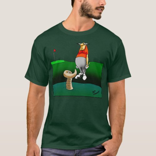 Funny Spectickles Golf toon Humor 1 T_Shirt