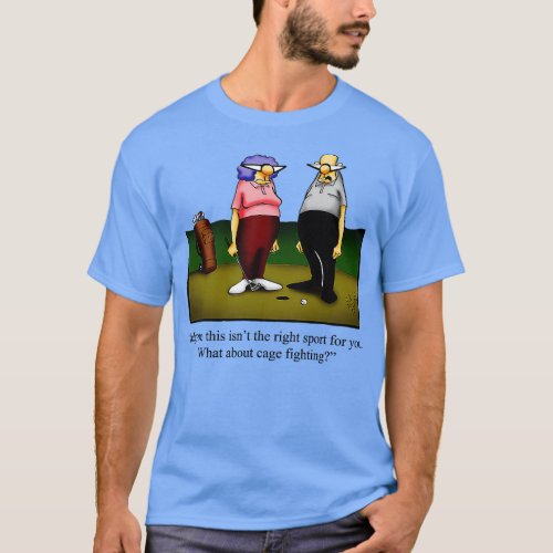 Funny Spectickles Golfing toon T_Shirt