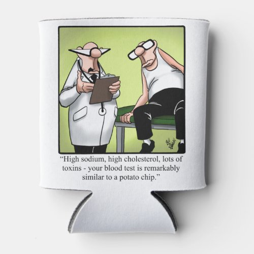 Funny Spectickles Medical Health Cartoon Humor Can Cooler