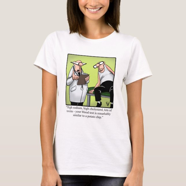 Funny Spectickles Medical Health Cartoon Humor T-Shirt (Front)