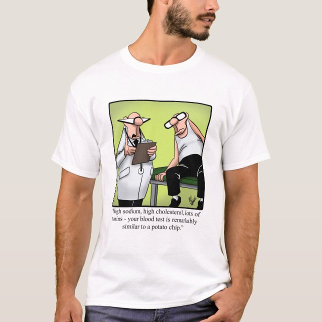 Funny Spectickles Medical Health Cartoon Humor T-Shirt (Front)