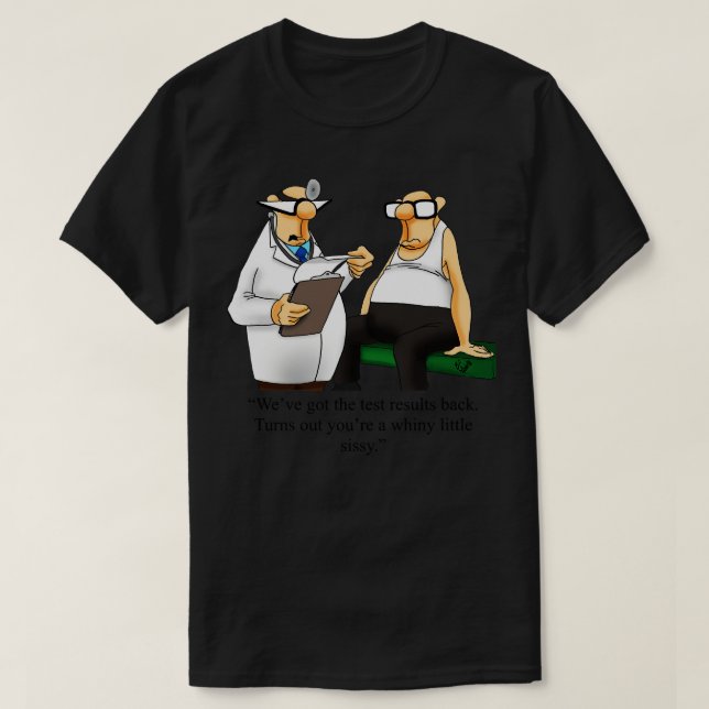 Funny Spectickles Medical Health toon Humor T-Shirt (Design Front)