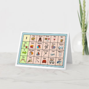 Funny Speech Therapist Special Ed Autism Teacher Letterpress Thank You Card