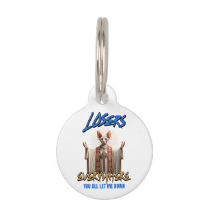 Funny Sphynx Cat Jesus Pet ID Tag