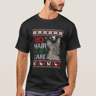 Funny Sphynx Cat Ugly Christmas Sweater Hairless C