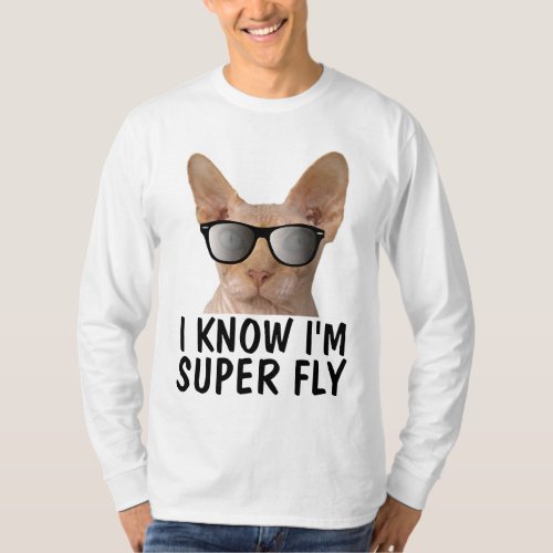Funny Sphynx Hairless Cat T_Shirts