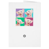 Funny sphynx kitten cards (Back)