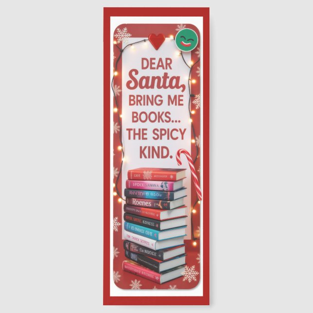 Funny Spicy Holiday Bookmarks (Front)