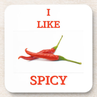 Funny spicy tase cute cool T-Shirt Paper Coaster