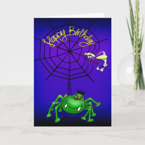 Funny Spider Card