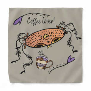 Funny spider Halloween Bandana