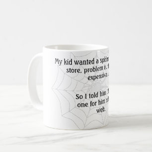 Funny Spider Joke Coffee Mug