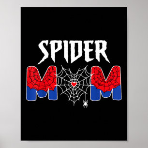 Funny Spider Mom Mama Mothers Day For Women Girls Poster