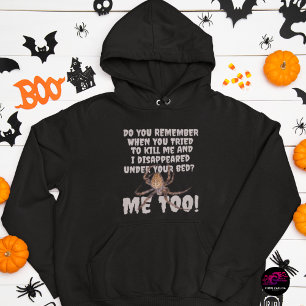 Funny Spider Revenge Halloween Hoodie