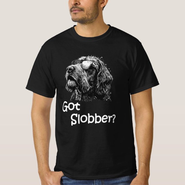 Funny Spinone Italiano Dog T-Shirt (Front)