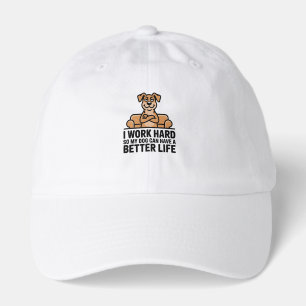 Funny Spoiled Dog Quote Couch Illustration Hat